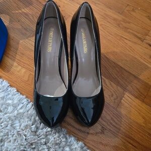 Dream Pairs Glossy Black Heels